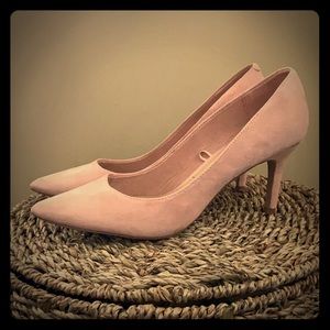 Gap suede blush heels